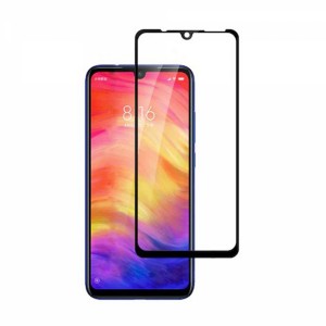 Nettech Xiaomi Redmi Note 7 Uyumlu 5D Glas Full Cam Koruyucu (Siyah) VR-14862