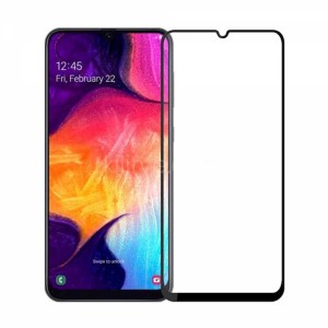 Nettech Samsung Galaxy A20 Uyumlu 5D Glas Full Cam Koruyucu (Siyah) VR-14844