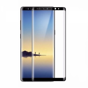 Helt Samsung Galaxy N950 Note 8 Uyumlu Full Glue Full Cam Koruyucu (Siyah) VR-8824