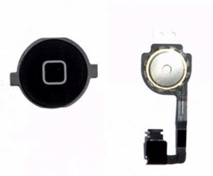 Teknonet Apple iPhone 4 Uyumlu Home Tuşu (Siyah) VR-9765
