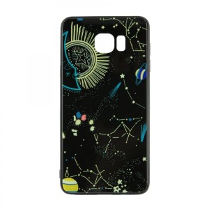 Nettech Samsung Galaxy N920 Note 5 Uyumlu Desenli Fosfor Seri Arka Koruma Kılıf (Çeşitli Desen) VR-20192
