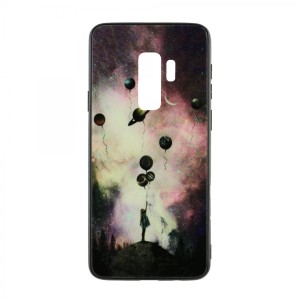 Nettech Samsung Galaxy G965 S9 Plus Uyumlu Desenli Fosfor Seri Arka Koruma Kılıf (Çeşitli Desen) VR-20197