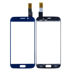Teknonet Samsung Galaxy G925 S6 Edge Uyumlu Dokunmatik Lens + Filmli (Lacivert) VR-7093