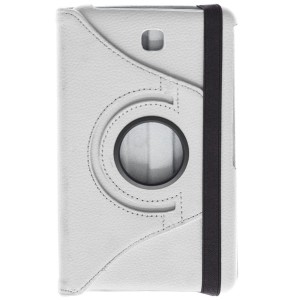 Nettech Samsung Galaxy T230 Tab 4 7.0 Uyumlu 360 Kapaklı Kılıf (Beyaz) VR-9110