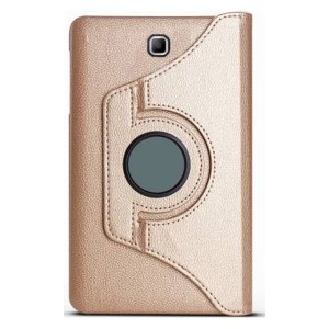 Nettech Samsung Galaxy T230 Tab 4 7.0 Uyumlu 360 Kapaklı Kılıf (Gold) VR-13477