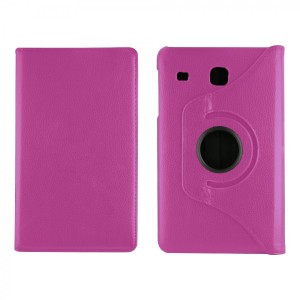 Nettech Samsung Galaxy T375 Tab E 8.0 Uyumlu 360 Kapaklı Kılıf (Pembe) VR-4246