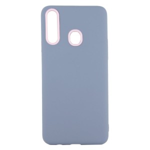 Nettech Samsung Galaxy A20S Uyumlu Pascal Seri Arka Koruma Kılıf (Gri) VR-21052