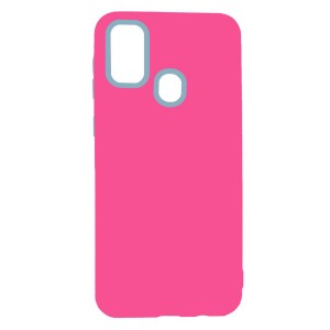 Nettech Samsung Galaxy M30S Uyumlu Pascal Seri Arka Koruma Kılıf (Pembe) VR-21060