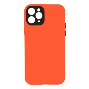 Nettech Apple iPhone 11 Pro Uyumlu Pascal Seri Arka Koruma Kılıf (Turuncu) VR-21120