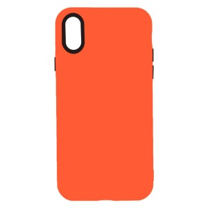 Nettech Apple iPhone XS Max Uyumlu Pascal Seri Arka Koruma Kılıf (Turuncu) VR-21064