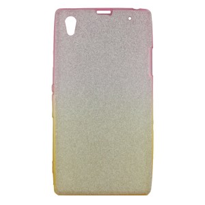 Nettech Sony Xperia Z1 Uyumlu Simli Arka Koruma Kılıf (Karışık/Çok Renkli) NT-10169