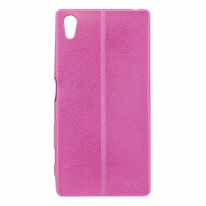 Nettech Sony Xperia Z5 Uyumlu Dikişli Seri Arka Koruma Kılıf (Pembe) VR-8157