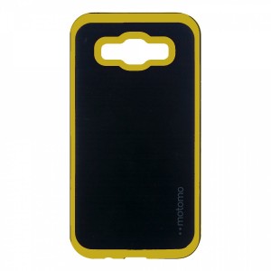 Nettech Samsung Galaxy J500 J5 Uyumlu Arka Koruma Arka Koruma Kılıf (Gold) VR-8696