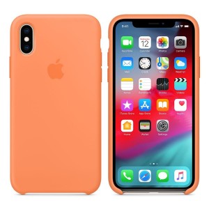 Nettech Apple iPhone XS Max Uyumlu Arka Koruma Arka Koruma Kılıf (Papaya) VR-19367