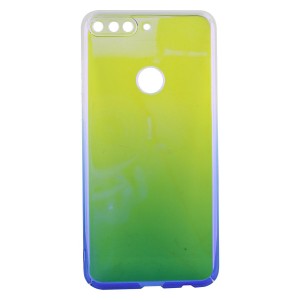 Nettech Huawei Y7 2018 Uyumlu Glaze Arka Koruma Kılıf (Mavi) VR-15353