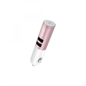 AWEİ A870BL Araç Şarj Destekli Kulak içi Bluetooth Kulaklık (Rose Gold) VR-19412