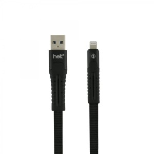 Helt HT-DC02 İp Örgü 120 Cm Lightning Şarj ve Data Kablosu (Siyah) VR-20520