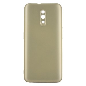 Nettech Oppo Reno Uyumlu Suide Arka Koruma Kılıf (Gold) VR-21311