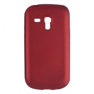 Nettech Samsung Galaxy I8190 S3 Mini Uyumlu Suide Arka Koruma Kılıf (Bordo) VR-1616