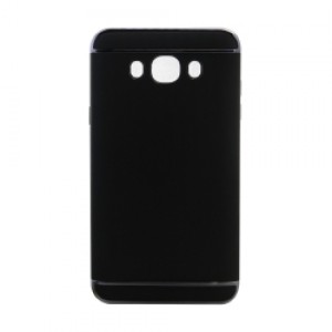 Nettech Samsung Galaxy J700 J7 Uyumlu Arka Koruma Arka Koruma Kılıf (Siyah) NT-14932