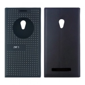 Nettech Asus Zenfone 5 A501Cg Uyumlu Kapaklı Kılıf Kapaklı Kılıf (Siyah) VR-8274