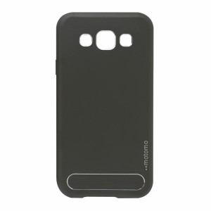 Nettech Samsung Galaxy E500 E5 2015 Uyumlu Arka Koruma Arka Koruma Kılıf (Gri) NT-13021