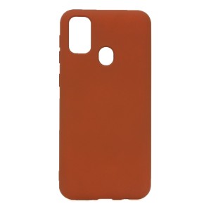 Nettech Samsung Galaxy M30S Uyumlu Nano Arka Koruma Kılıf (Kahverengi) NT-79251
