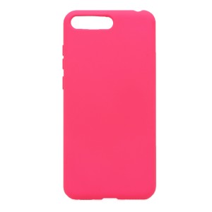 Nettech Huawei Y6 2018 Uyumlu Nano Arka Koruma Kılıf (Pembe Koyu) NT-79426
