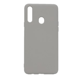 Nettech Samsung Galaxy A20S Uyumlu Nano Arka Koruma Kılıf (Gri) NT-79121