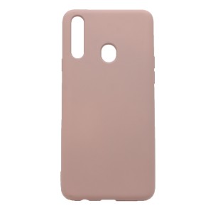 Nettech Samsung Galaxy A20S Uyumlu Nano Arka Koruma Kılıf (Bronz) NT-79122