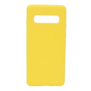 Nettech Samsung Galaxy S10 Uyumlu Nano Arka Koruma Kılıf (Sarı) NT-79395