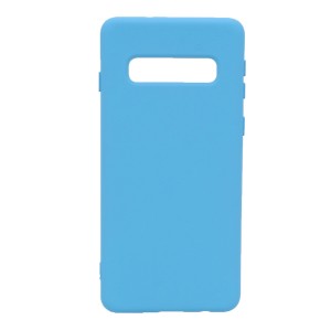 Nettech Samsung Galaxy S10 Uyumlu Nano Arka Koruma Kılıf (Mavi Açık) NT-79391