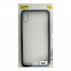 New Case Apple iPhone XS Max Uyumlu Arka Koruma Arka Koruma Kılıf (Siyah) VR-11546