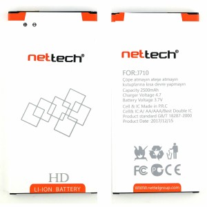 Teknonet Samsung Galaxy J710 J7 2016 Uyumlu Nettech 3300 MAh Batarya NT-21453