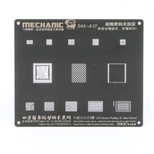 Mechanic S45-A12 Full Set Entegre Kalıbı Kalıplar Ve Board Tutucu (Siyah) NT-79617