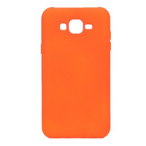 Nettech Samsung Galaxy J700 J7 Uyumlu Nano Arka Koruma Kılıf (Turuncu) NT-79158
