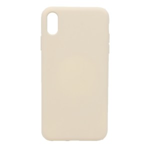 Nettech Apple iPhone XS Max Uyumlu Nano Arka Koruma Kılıf (Krem) NT-79358