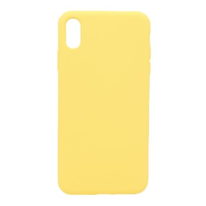 Nettech Apple iPhone XS Max Uyumlu Nano Arka Koruma Kılıf (Sarı) NT-79361