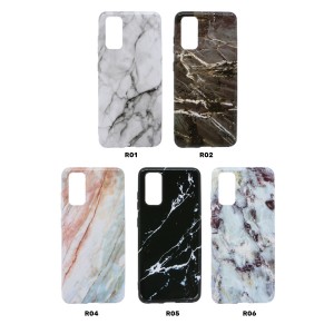 Nettech Samsung Galaxy S20 Uyumlu Mermer Desenli Arka Koruma Kılıf (Karışık/Çok Renkli) NT-79125