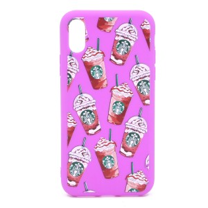 Nettech Apple iPhone X Uyumlu Animal/Kahraman Seri Arka Koruma Kılıf (Mor) NT-79991