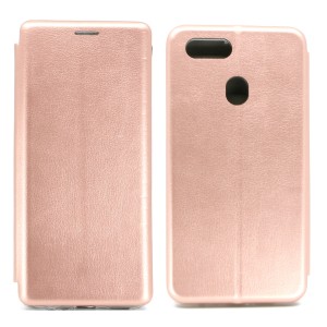 Nettech Oppo A5s Uyumlu Lüx Seri Kapaklı Kılıf (Rose Gold) NT-79528