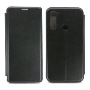 Nettech Xiaomi Redmi Note 8 Uyumlu Lüx Seri Kapaklı Kılıf (Siyah) NT-79554