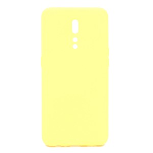 Nettech Oppo Reno Z Uyumlu Nano Arka Koruma Kılıf (Sarı) NT-79583