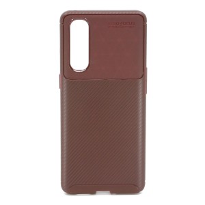 Nettech Oppo Reno 3 Pro Uyumlu Negro Seri Arka Koruma Kılıf (Kahverengi) NT-80138