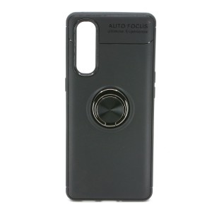 Nettech Oppo Reno 3 Pro Uyumlu Ravel Seri Arka Koruma Kılıf (Siyah) NT-80173