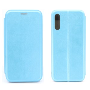 Nettech Samsung Galaxy A50 Uyumlu Lüx Seri Kapaklı Kılıf (Turkuaz) NT-79875