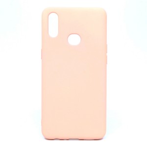 Nettech Samsung Galaxy A10S Uyumlu Nano Arka Koruma Kılıf (Pudra) NT-79596