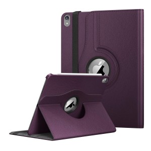 Nettech Apple iPad Pro 12.9 2.Nesil Uyumlu 360 Kapaklı Kılıf (Mor) NT-80414