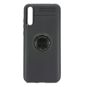 Nettech Huawei P Smart S Uyumlu Ravel Seri Arka Koruma Kılıf (Siyah) NT-80316