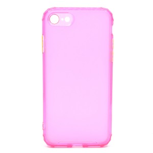 Nettech Apple iPhone 7 Uyumlu Neptün Seri Arka Koruma Kılıf (Açık Pembe) NT-79757